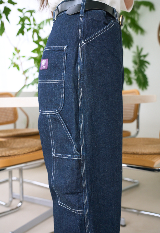 GUNG HO 11.5oz Cotton Denim Painter Pants “CARPENTER”【UNISEX】