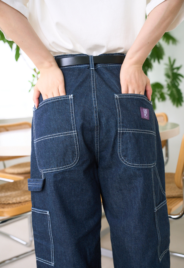 GUNG HO 11.5oz Cotton Denim Painter Pants “CARPENTER”【UNISEX】