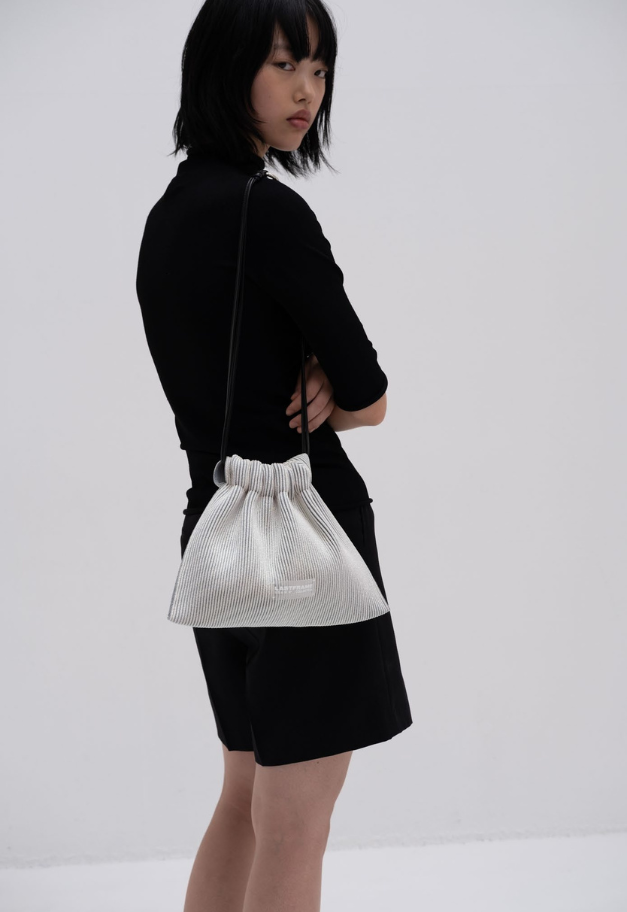 LASTFRAME KYOTO METALLIC SACK BAG