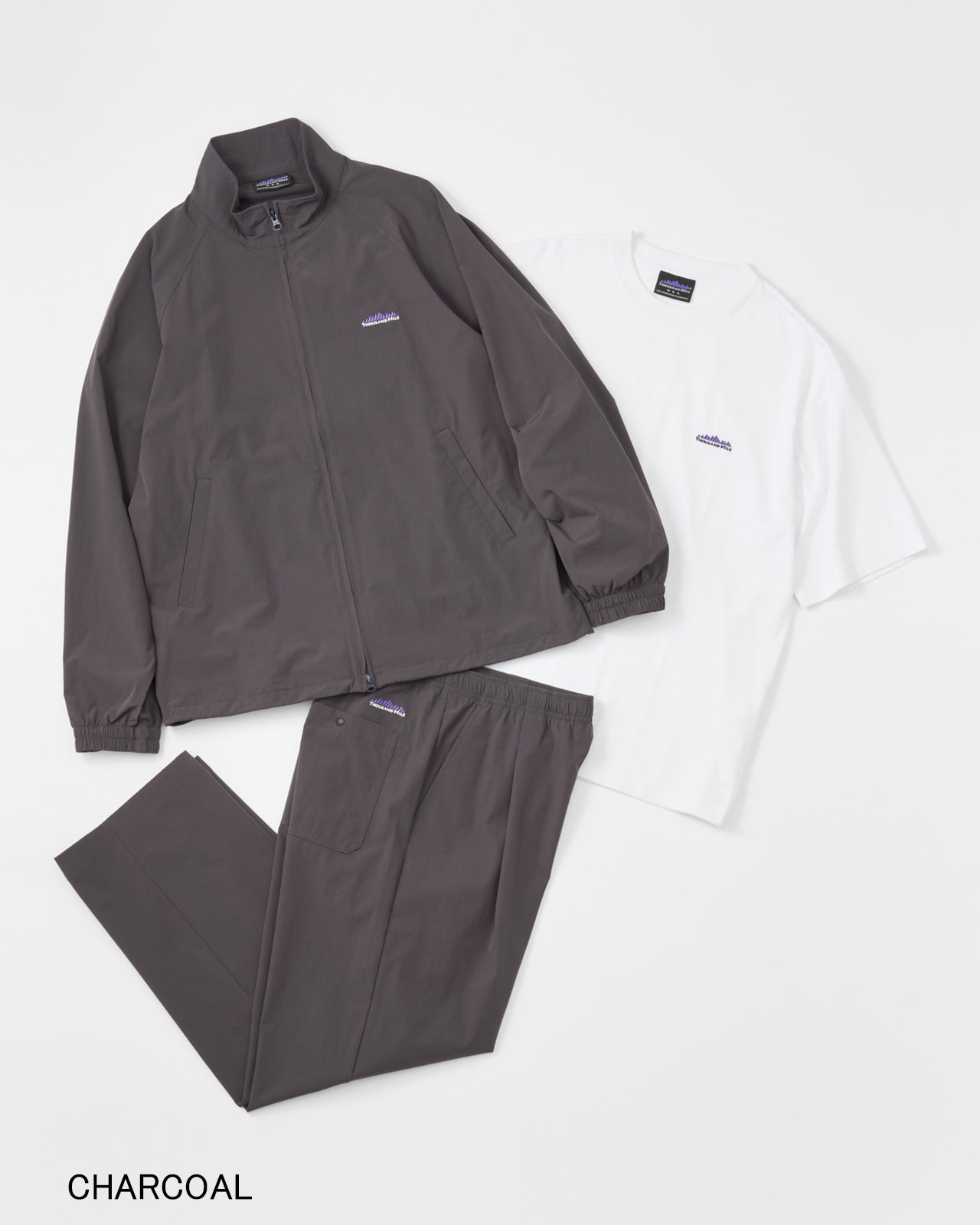 THOUSANDMILE ZIP BLOUSON&TEE&PT 3SET