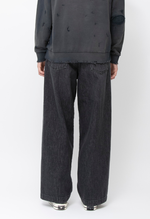 JOHNBULL DENIM STETCHING LINE PANTS