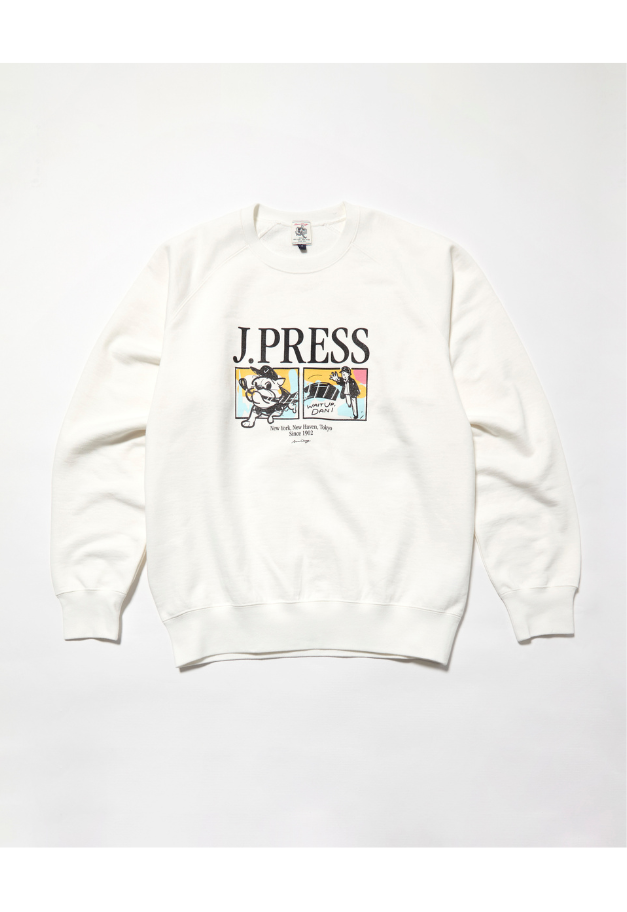 J.PRESS【AaronChang/UNISEX】ILLUST-SWEAT26SS