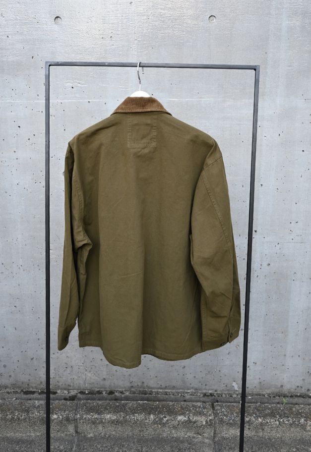 ARMY TWILL DUCK LOGGER JACKET【KHAKI/CHARCOAL/MUSTARD】