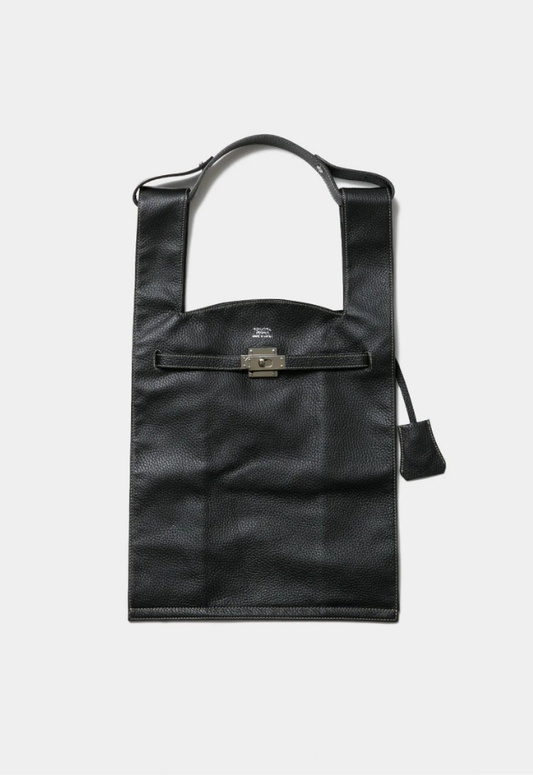 beautiful people【renewal】large market bag in shrink leather【予約商品】