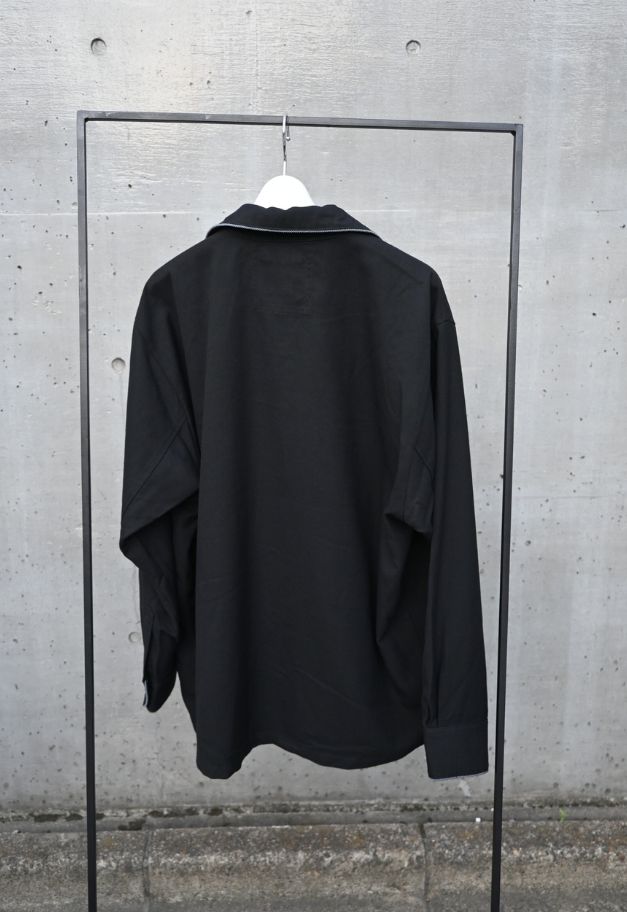 ARMY TWILL TR PARADE SHIRT【NAVY/BLACK】