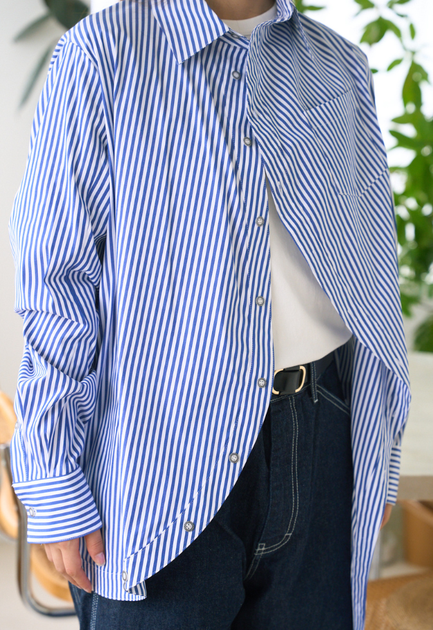 ANREALAGE BALL STRIPE SHIRT【UNISEX】