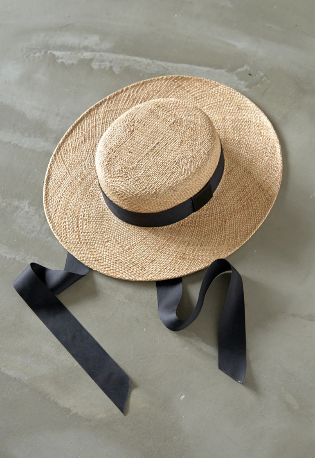 TAH wide brim canotier
