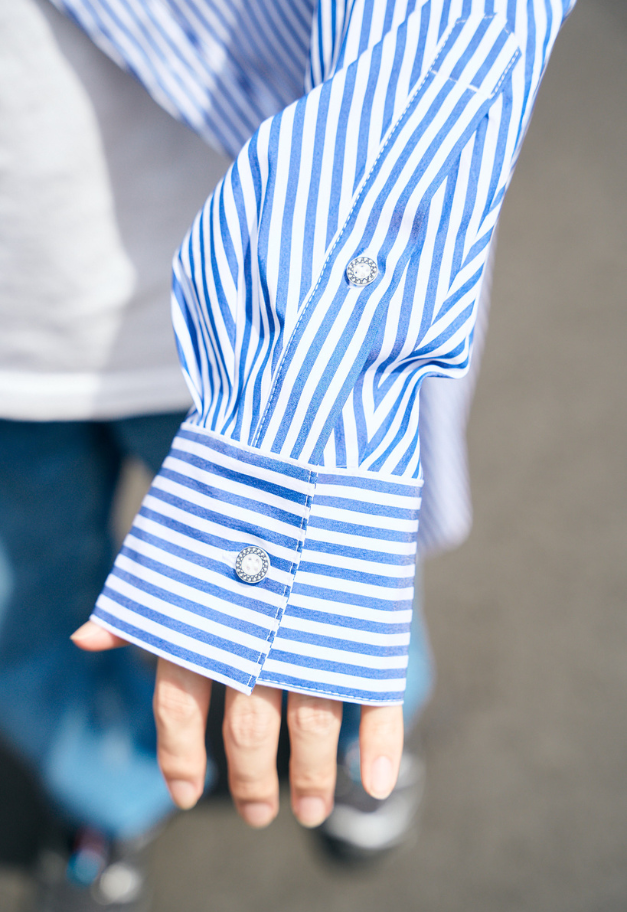 ANREALAGE BALL STRIPE SHIRT【UNISEX】