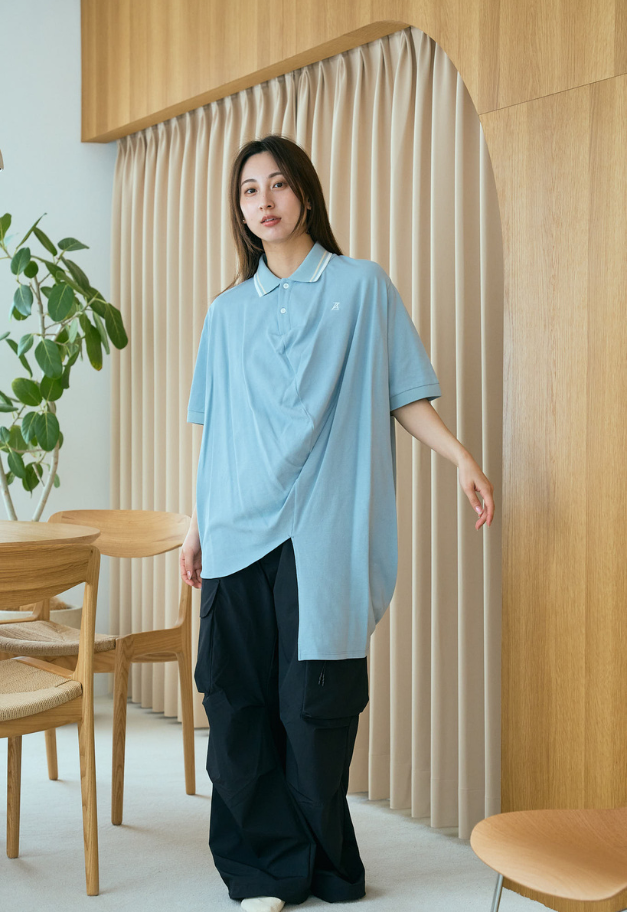 ANREALAGE BALL EMBROIDERY POLO SHIRT【UNISEX】