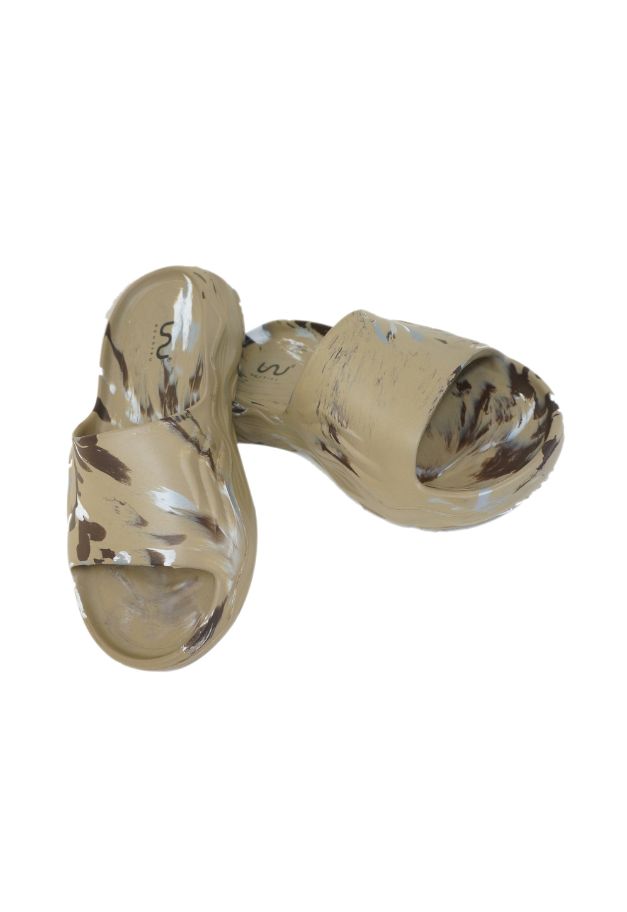 doubleu ULTRA SPORTY SLIDE MARBLE【KHAKI 残り40/41各1点/CARBONE 残り41 1点】