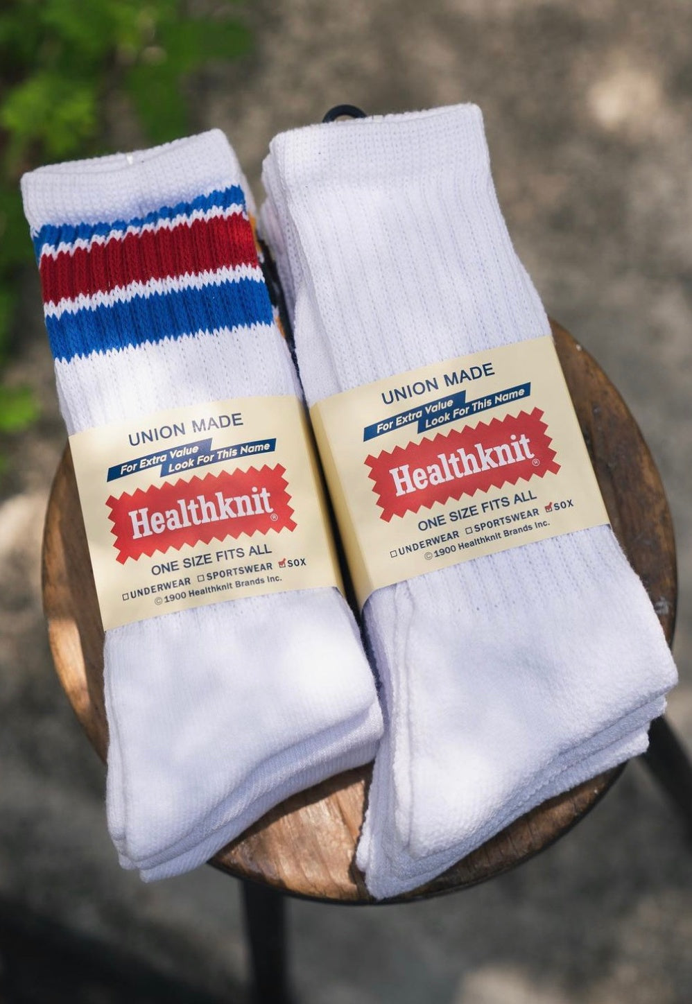 Healthknit 3P Socks White