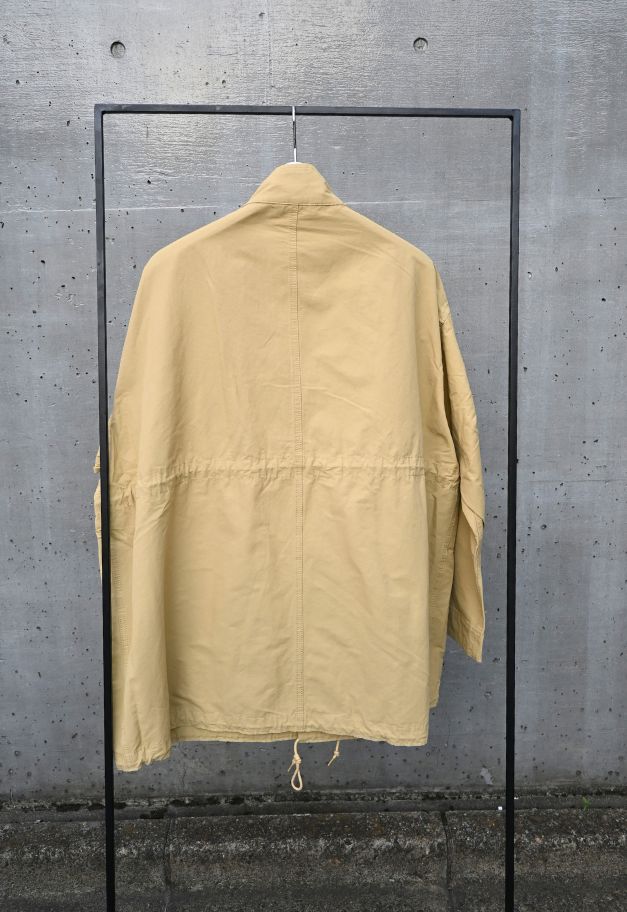 ARMY TWILL COTTON NYLON STAND COAT【KHAKI/BEIGE/BLACK】