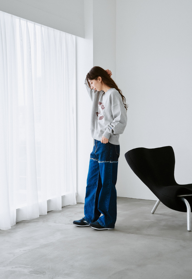 RUSSELL ATHLETIC Wmns Brushed Fleece Sweat Cropped Shirt