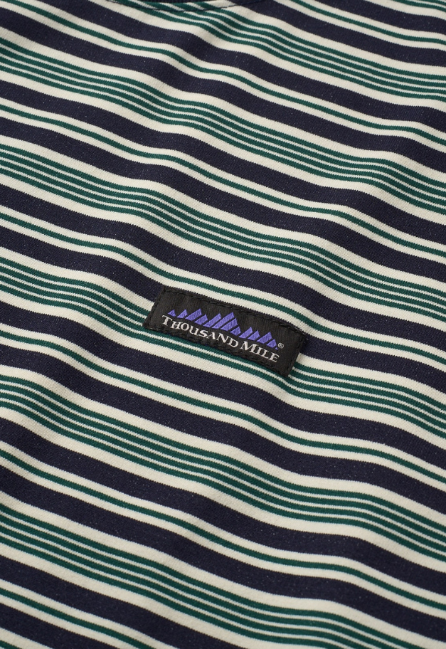 THOUSANDMILE LONG SLEEVE T BORDER