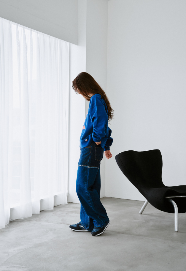 RUSSELL ATHLETIC Wmns Brushed Fleece Sweat Cropped Shirt