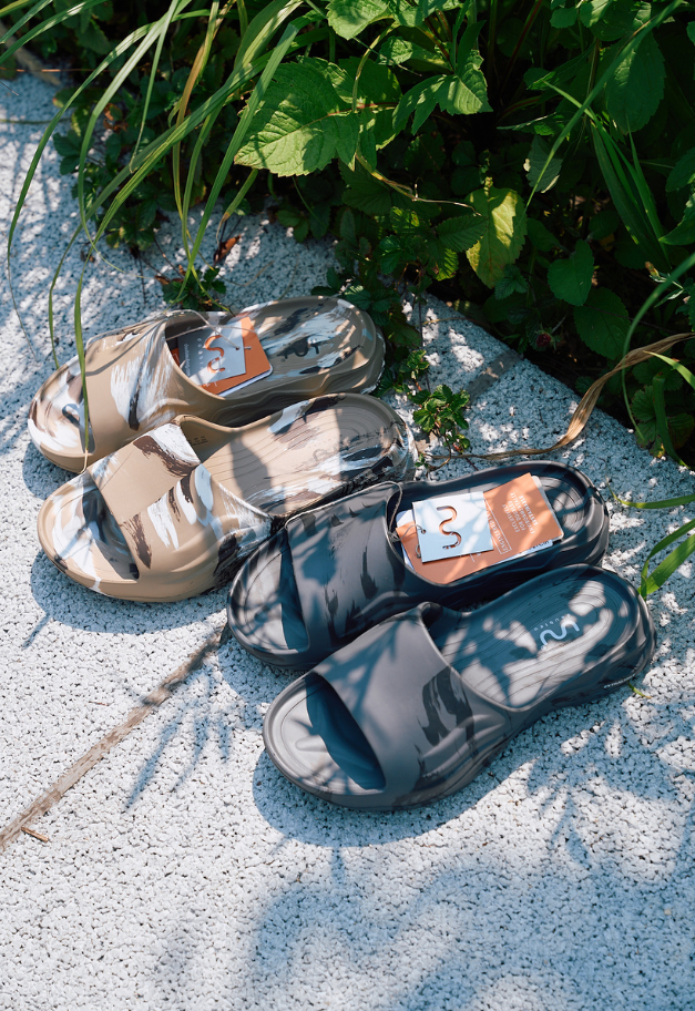 doubleu ULTRA SPORTY SLIDE MARBLE【KHAKI 残り40/41各1点/CARBONE 残り41 1点】