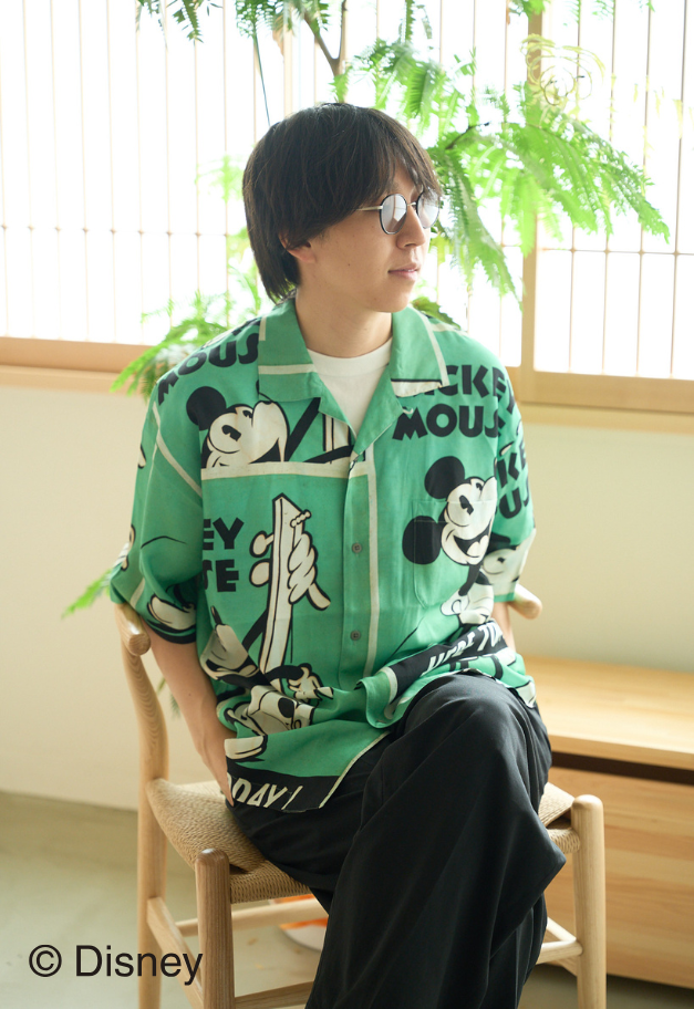 PORTER CLASSIC DISNEY COLLECTION ALOHA SHIRT【UNISEX】