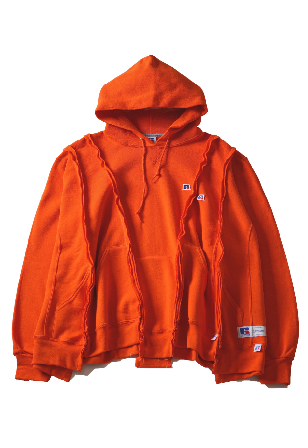 DISCOVERED RUSSELL×DISCOVERED Dri-power™ Remake Hooded Sweatshirt