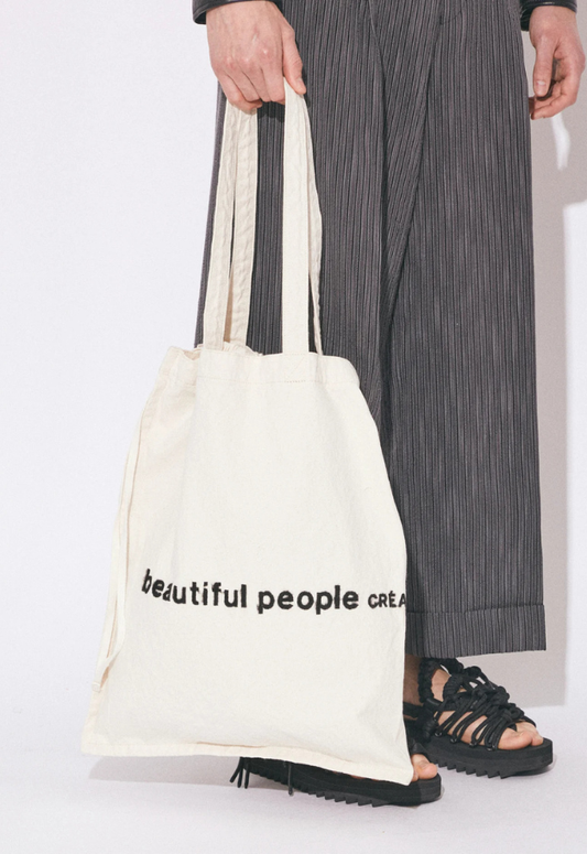 beautiful people brushed logo bag