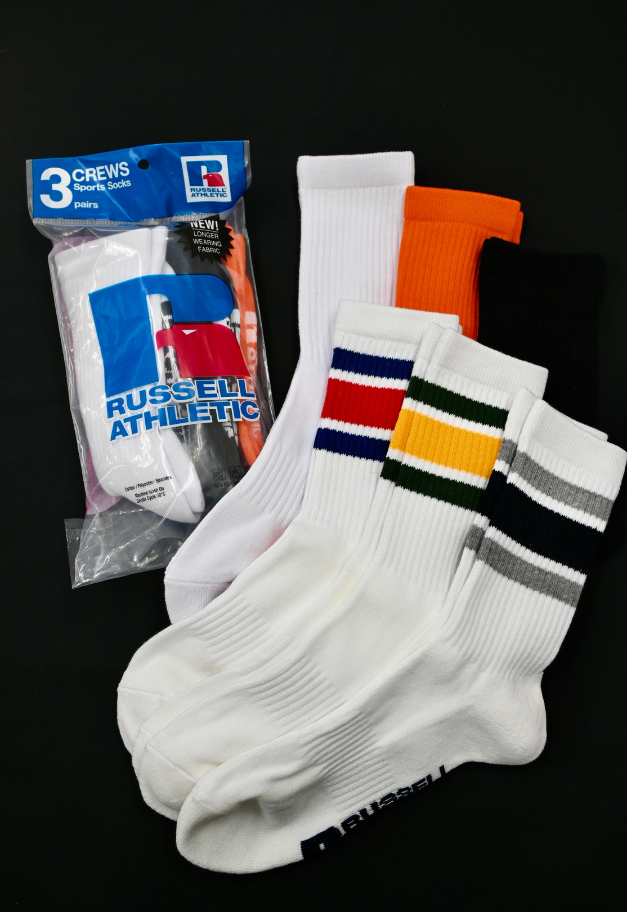 RUSSELL ATHLETIC Crew Lemgth Sports Socks