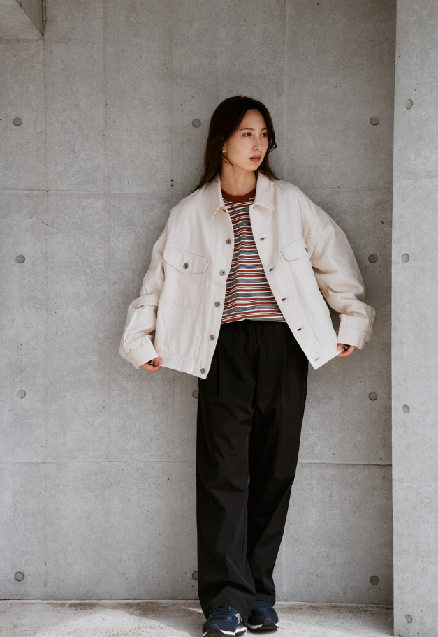 ARMY TWILL DENIM JACKET