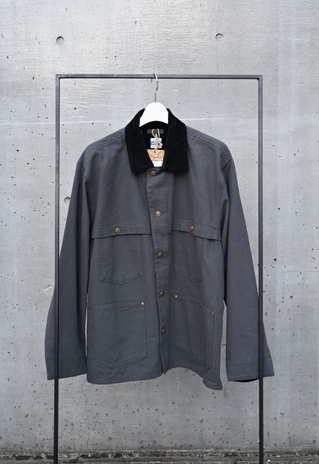 ARMY TWILL DUCK LOGGER JACKET【KHAKI/CHARCOAL/MUSTARD】