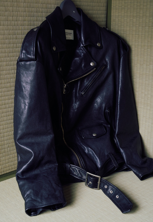 beautiful people shrink leather relax riders jacket【残36 1点】