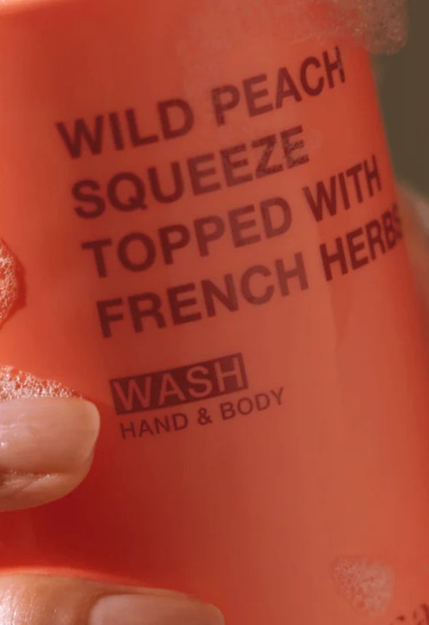 kuoca HAND&BODY WASH【WILD PEACH】