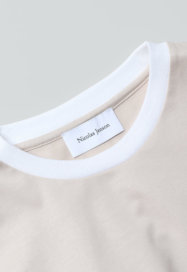 Nicolas Jenson TWO TONE CREW NECK LONG SLEEVE【SHORT/REGULAR】