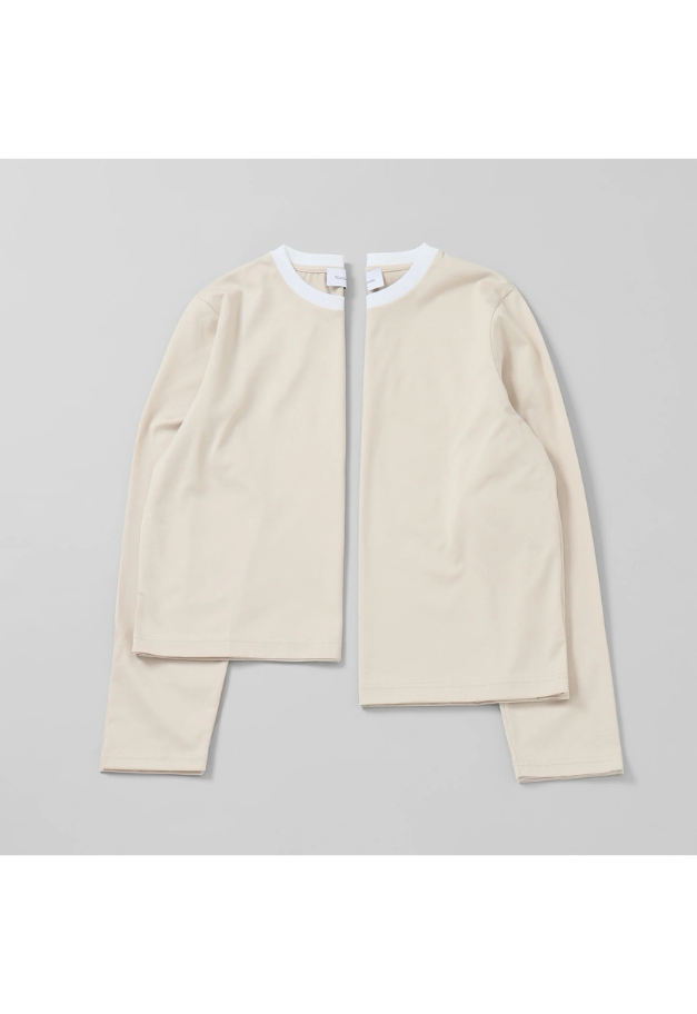 Nicolas Jenson TWO TONE CREW NECK LONG SLEEVE【SHORT/REGULAR】