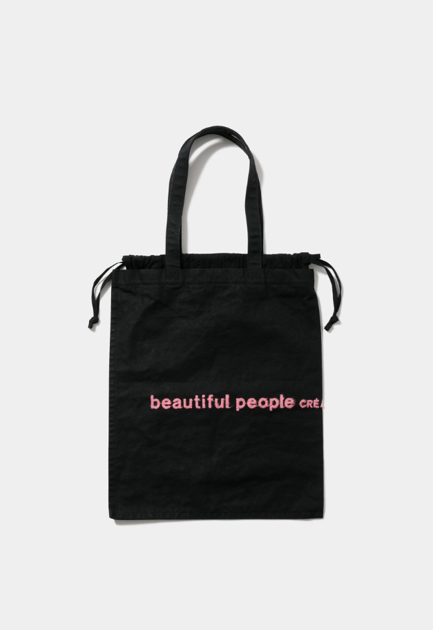 beautiful people brushed logo bag