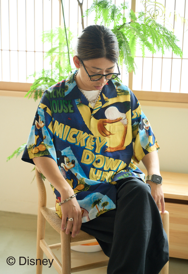 PORTER CLASSIC DISNEY COLLECTION ALOHA SHIRT【UNISEX】