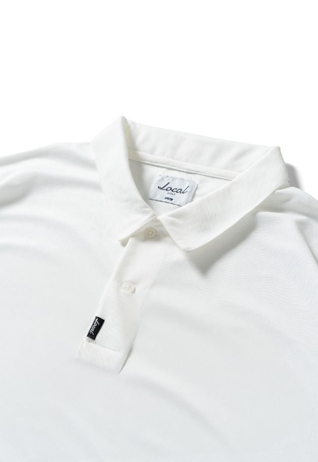 Local GOLF Good Game Ellipse S/S POLO【残り各1点  WHITE/BLACK】