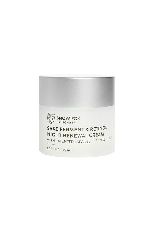 SNOW FOX SKINCARE SAKE ナイトクリーム (50ml/日本製レチノール配合)