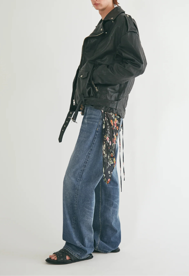 beautiful people shrink leather relax riders jacket【予約商品】