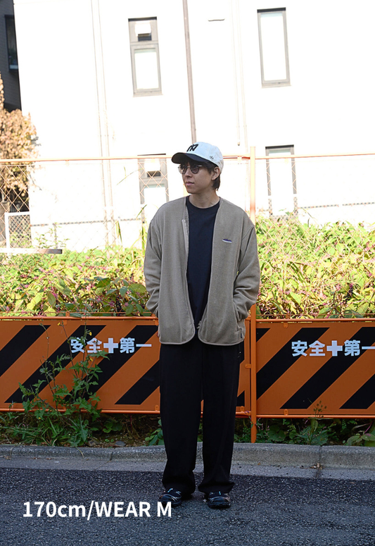 THOUSANDMILE KNIT FLEECE ZIP CARDIGAN