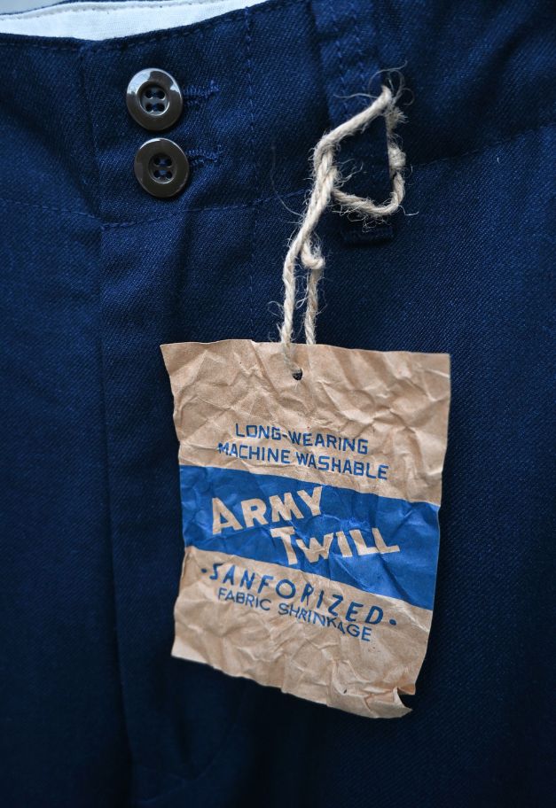 ARMY TWILL TR PARADE PANTS【NAVY/BLACK】