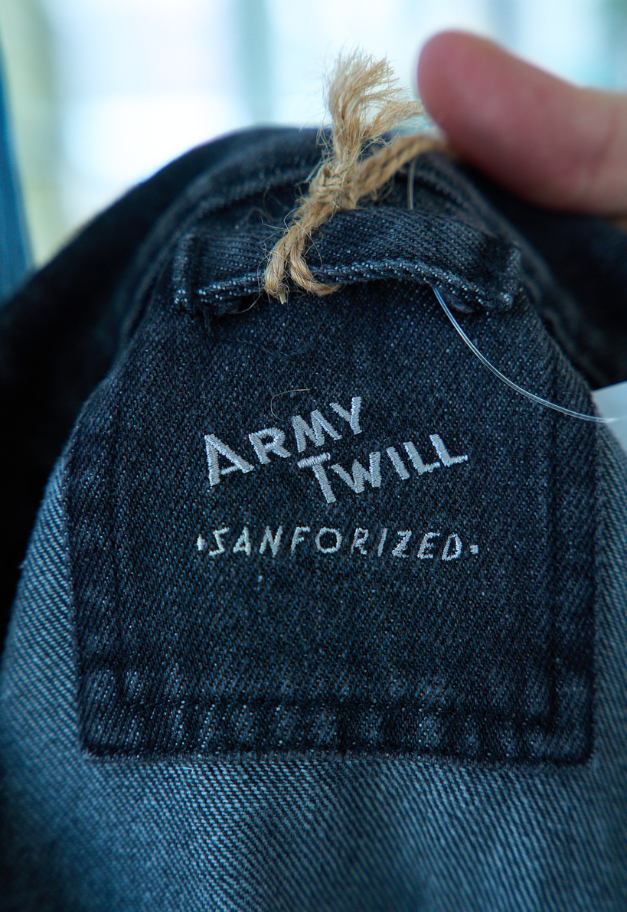 ARMY TWILL DENIM JACKET