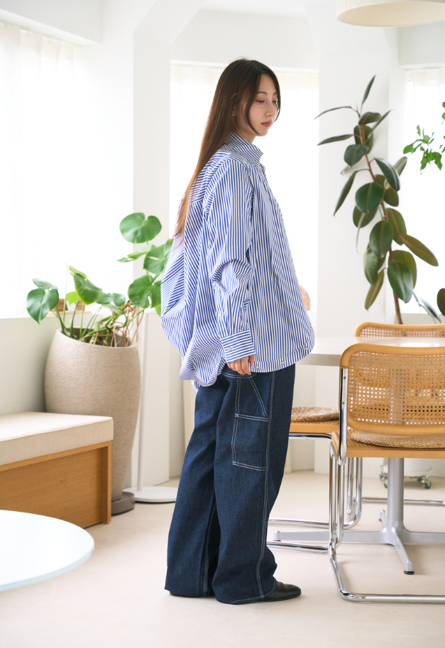 GUNG HO 11.5oz Cotton Denim Painter Pants “CARPENTER”【UNISEX】