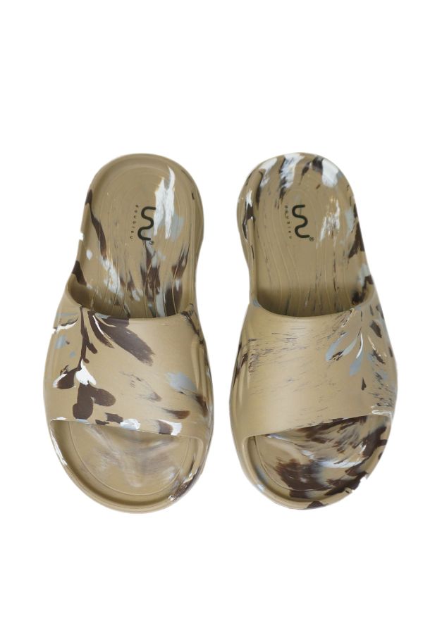 doubleu ULTRA SPORTY SLIDE MARBLE【KHAKI 残り40/41各1点/CARBONE 残り41 1点】