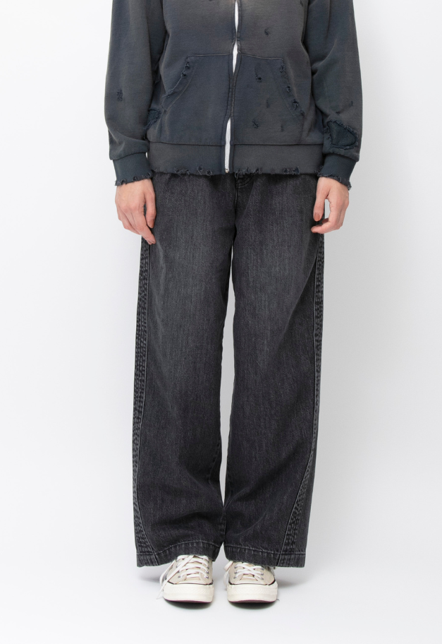 JOHNBULL DENIM STETCHING LINE PANTS