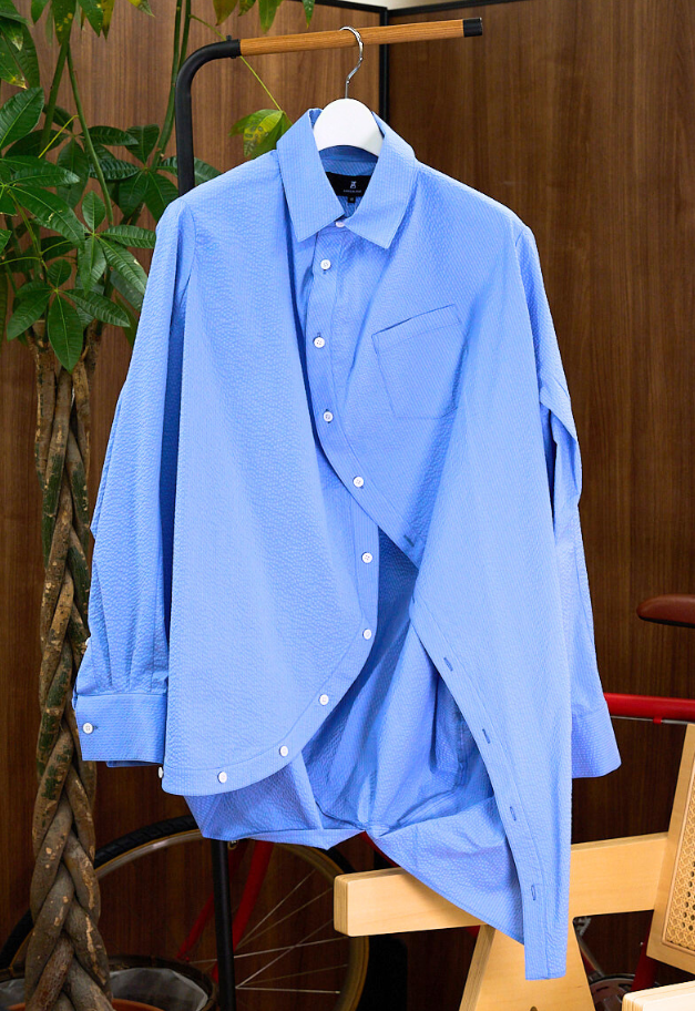 ANREALAGE BALL SEERSUCKER SHIRT