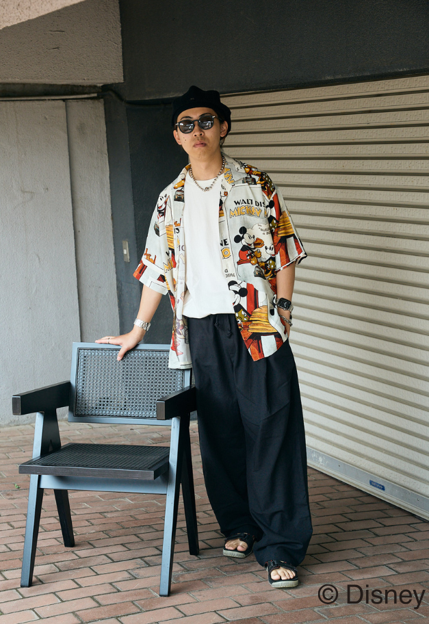 PORTER CLASSIC DISNEY COLLECTION ALOHA SHIRT【UNISEX/残りわずか】