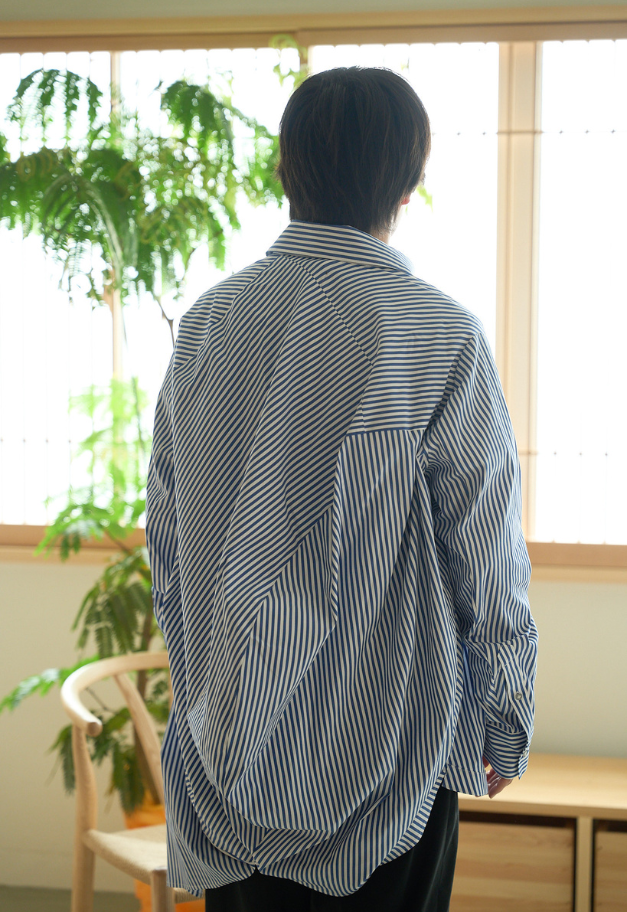 ANREALAGE BALL STRIPE SHIRT【UNISEX/※無くなり次第、価格改定※】