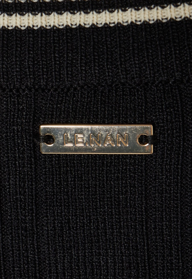 LE.NAN Urban Line Rib-knit Cardigan