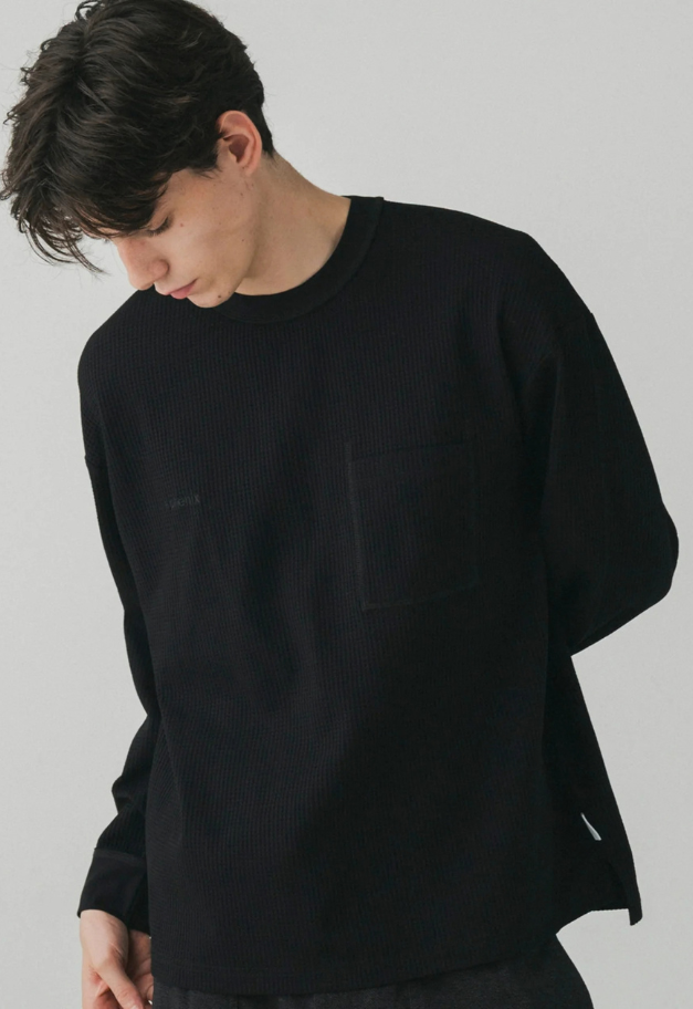 +phenix WAFFLE POCKET LONG SLEEVE TEE【予約商品/UNISEX】