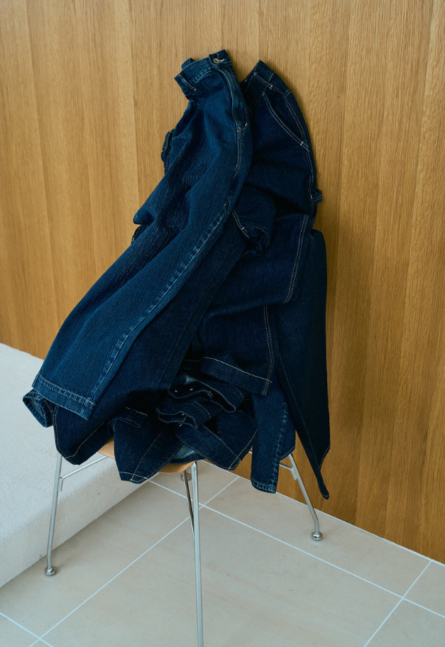 PORTER CLASSIC STEINBECK DENIM JACKET【DARK NAVY/UNISEX 残M1点】