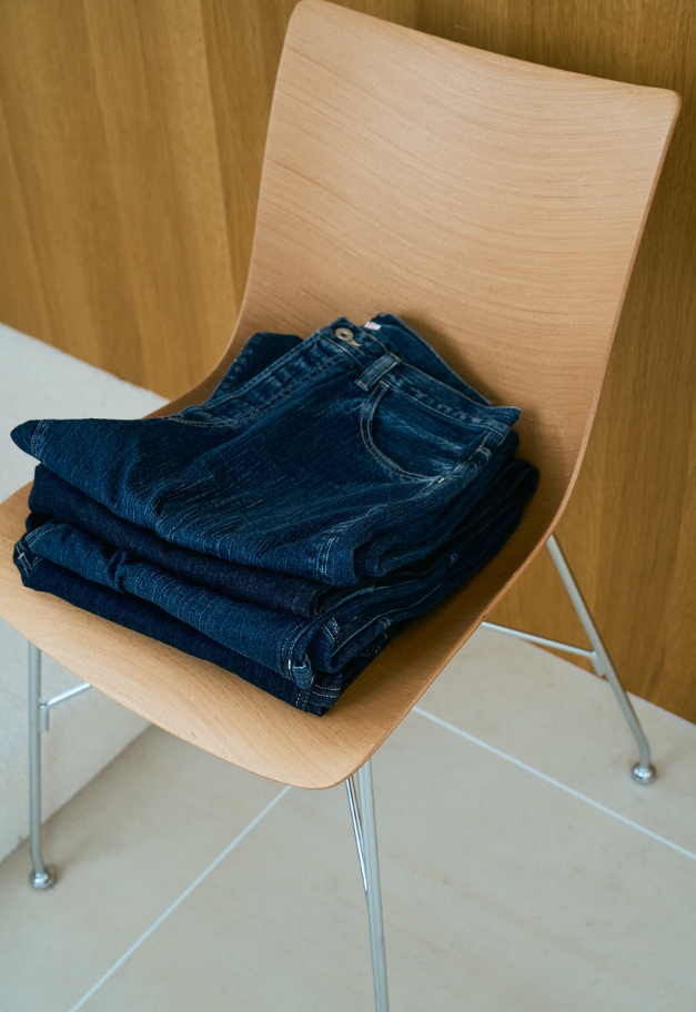 PORTER CLASSIC STEINBECK DENIM PAINTER PANTS【NAVY/UNISEX  残S1点】