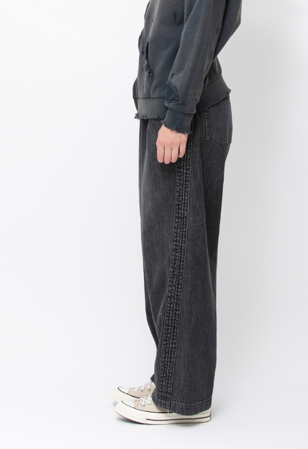 JOHNBULL DENIM STETCHING LINE PANTS