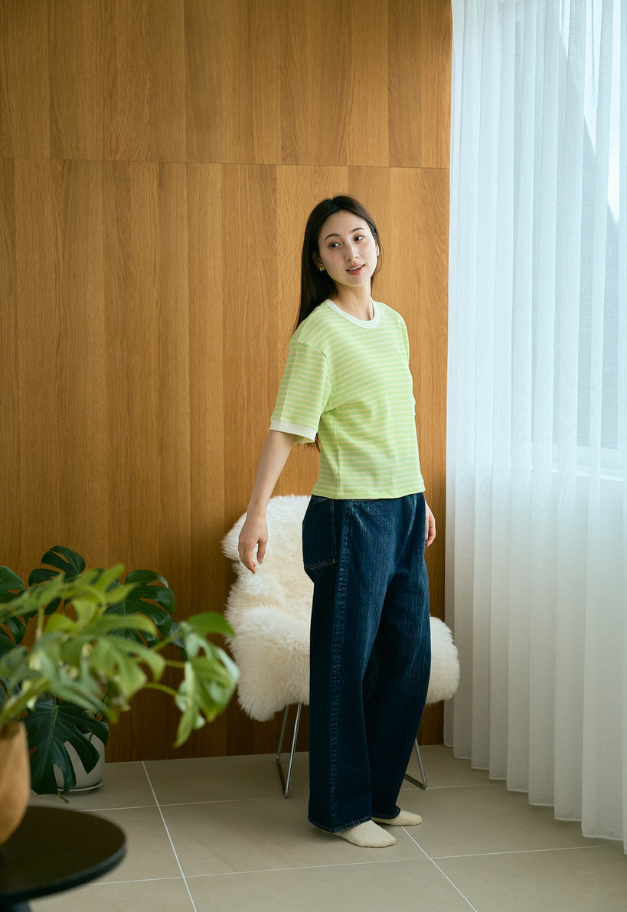 Healthknit Multi Waffle Crewneck